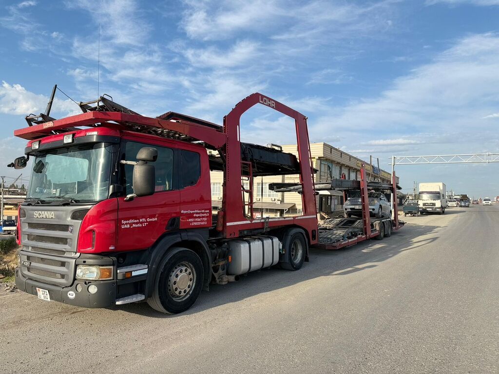 Тягач, Scania, 2013 г., Сar carrier trailer: фото 1