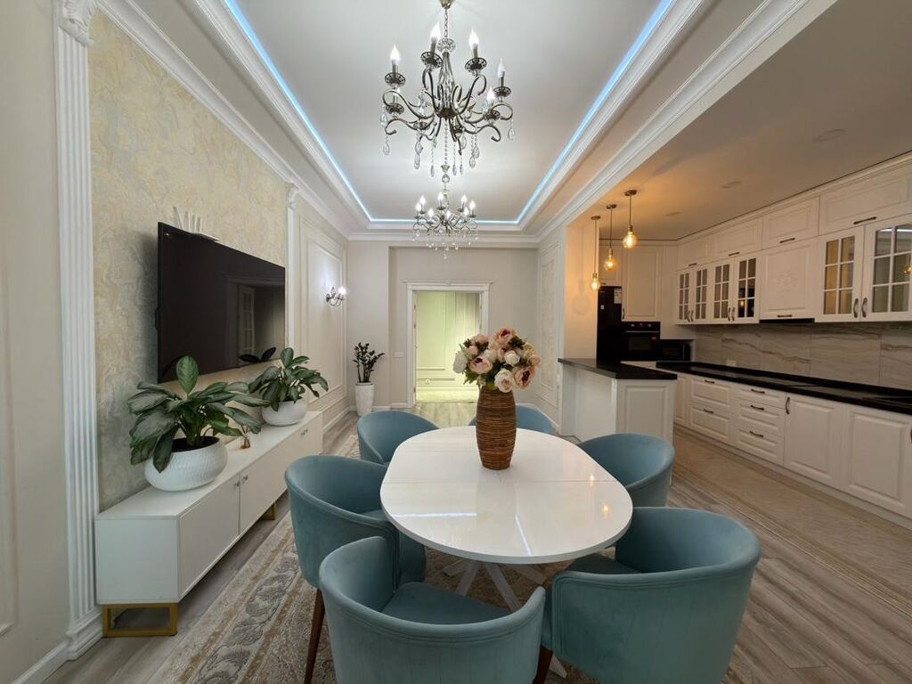 4 комнаты, 123 м², Золотой квадрат Элитка, 7 этаж, Евроремонт: фото 2