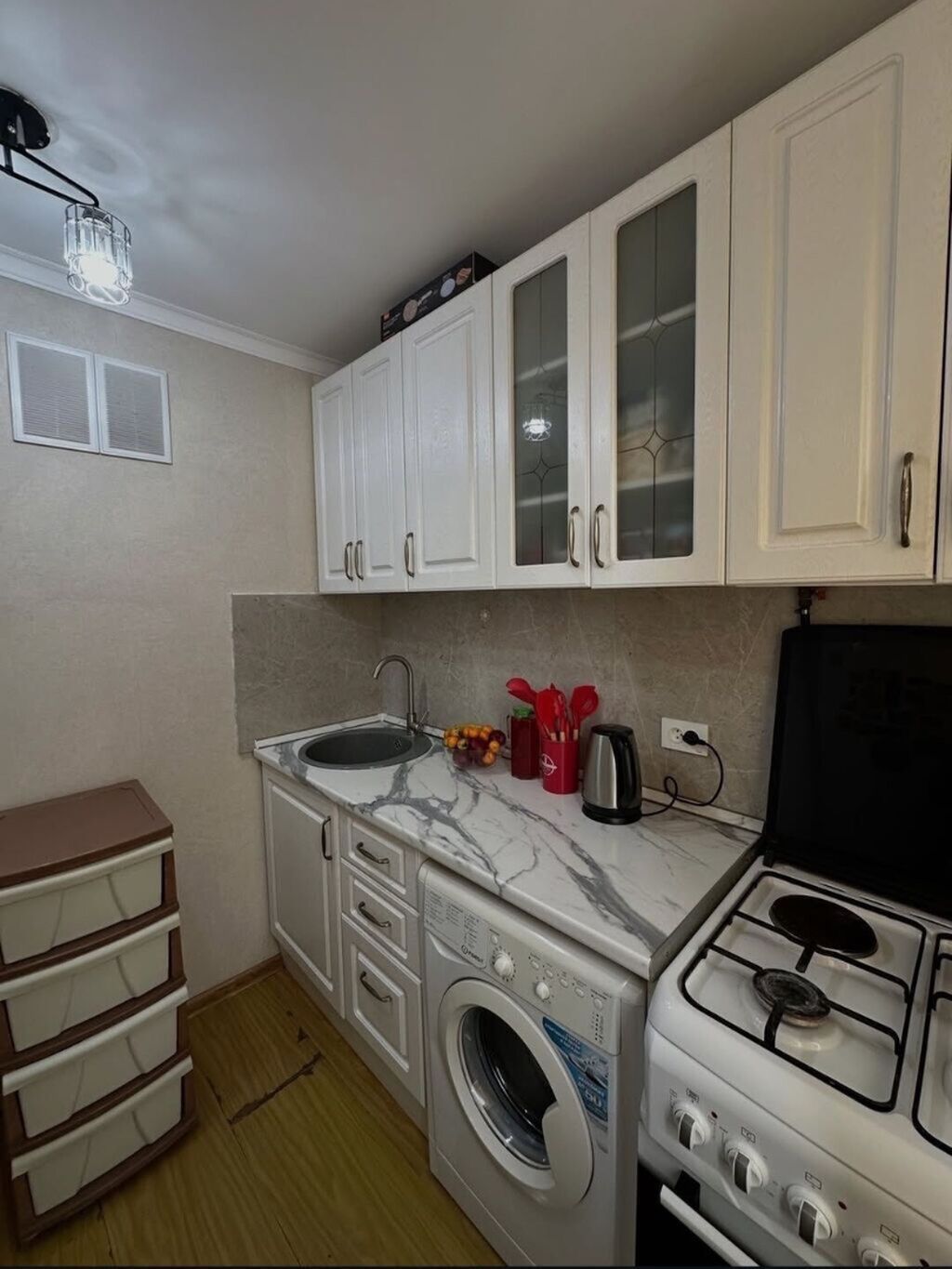 2 комнаты, 48 м², 8 мкр 104 серия, 5 этаж, Свежий ремонт: фото 8