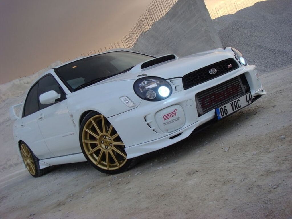 Передний обвес Subaru Impreza (GG/GD, рестайлинг “круглая фара”: фото 1