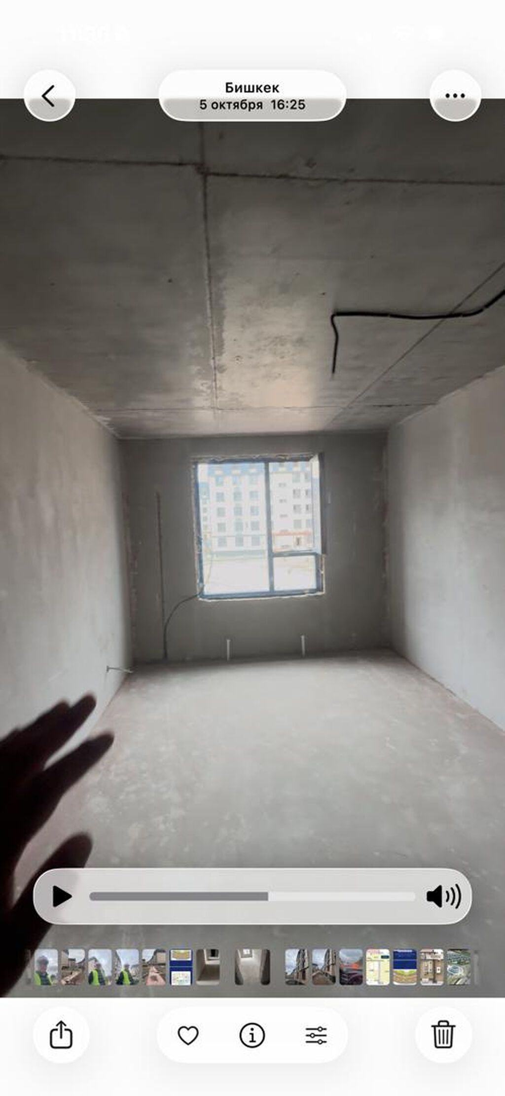 1 комната, 36 м², Достук с. Элитка, 4 этаж, Косметический ремонт: фото 3