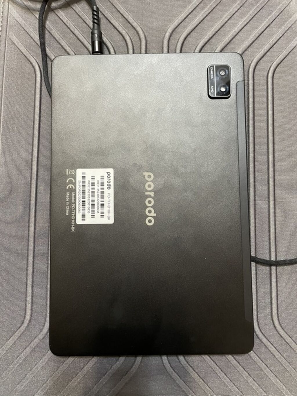Планшет Porodo PD-ITP010-BK Battery: 6000mAh / 3.8V Input: 9V / 2.2A: фото 4