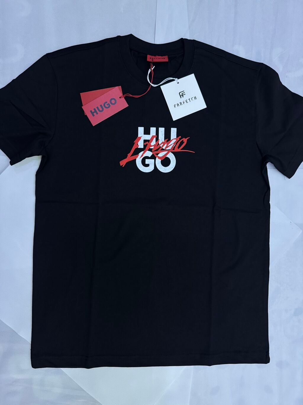 Мужская футболка, S, M, L, Hugo Boss, Новый, цвет - Черный, Самовывоз: фото 2
