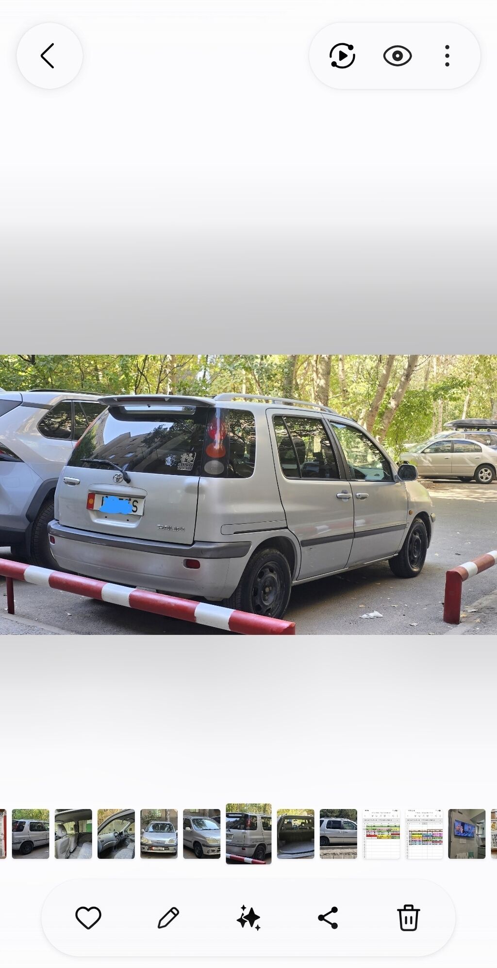 Toyota Raum: 1999 г., 1.5 л, Автомат, Бензин, Минивэн: фото 7
