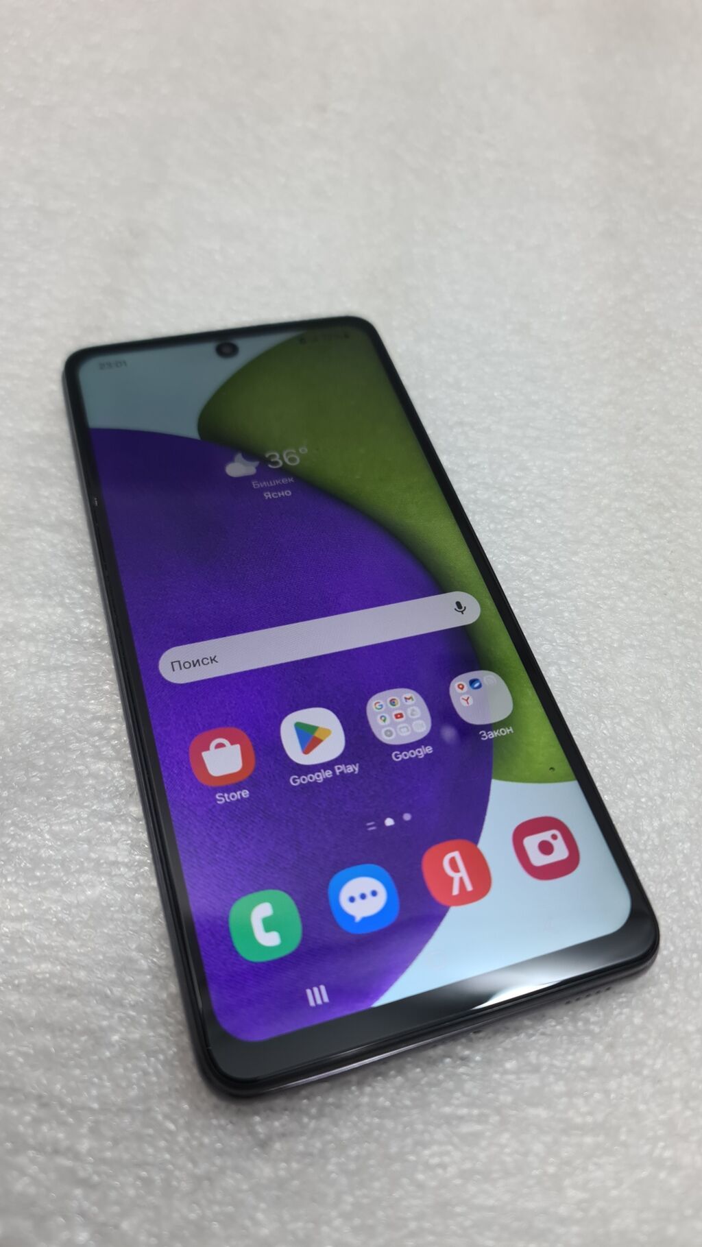 Samsung Galaxy A52 5G, Б/у, 128 ГБ, цвет - Черный, 2 SIM: фото 3