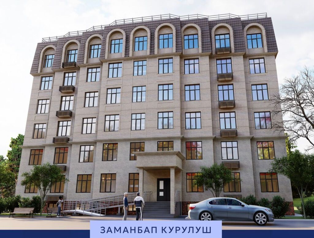 1 комната, 35 м², Достук с. Элитка, 5 этаж, ПСО (под самоотделку): фото 2