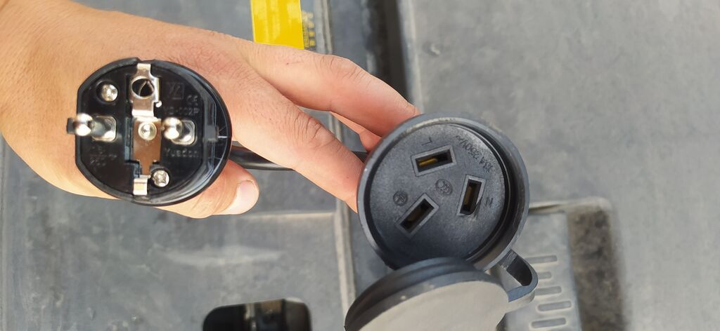 Переходник точка вилка зарядка электро авто: фото 2