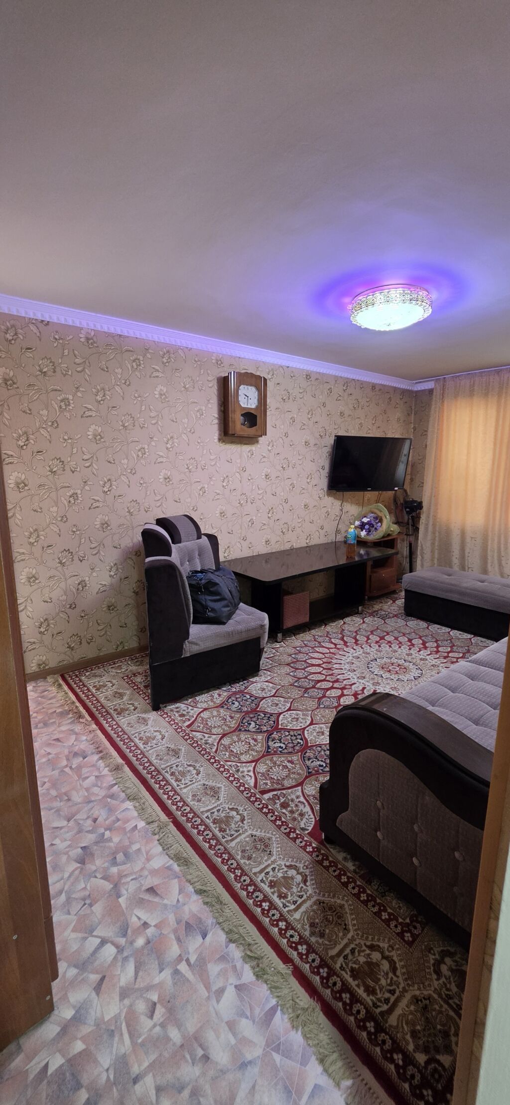 2 комнаты, 44 м², ул. Масалиева-Монуева, 104 серия, 1 этаж, Дизайнерский ремонт: фото 3