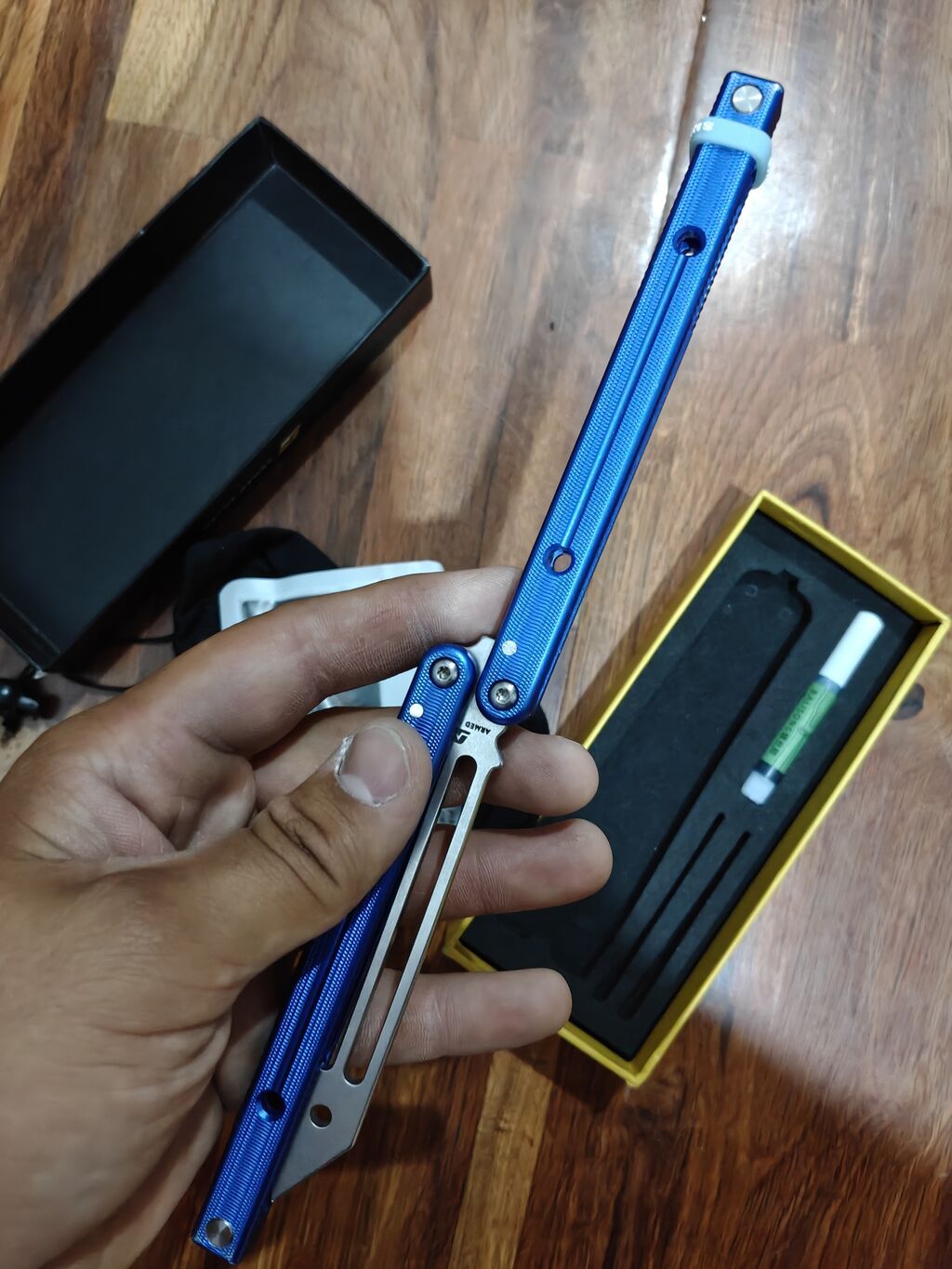 Нож балисонг бабочка для трюков добротный balisong — фото 3