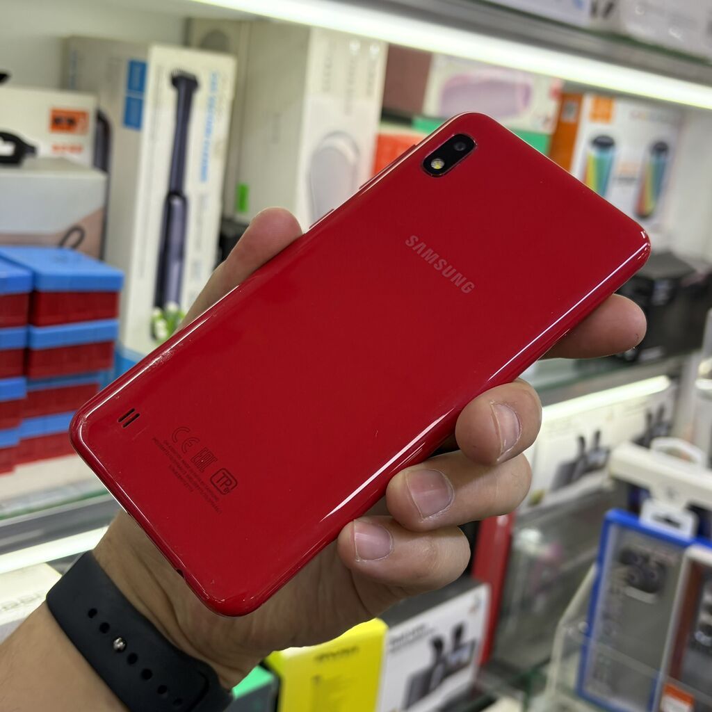 Samsung Galaxy A10, Б/у, 32 ГБ, цвет - Красный, 2 SIM: фото 6