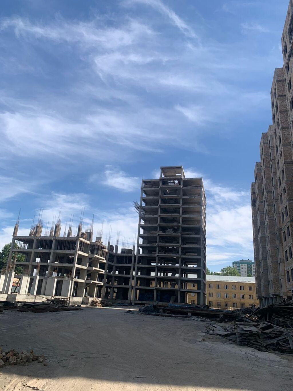 2 комнаты, 68 м², Манас-Ата мкр., Элитка, 11 этаж, ПСО (под самоотделку): фото 2