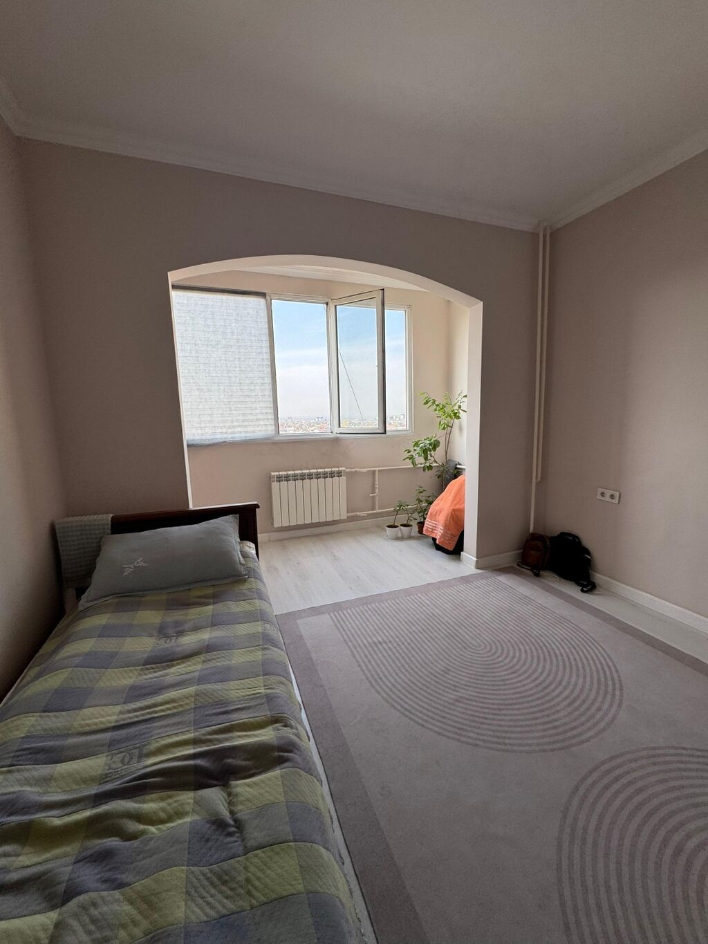 3 комнаты, 100 м², Джал мкр (в т.ч. Верхний, Нижний, Средний) 7 этаж, Евроремонт: фото 4