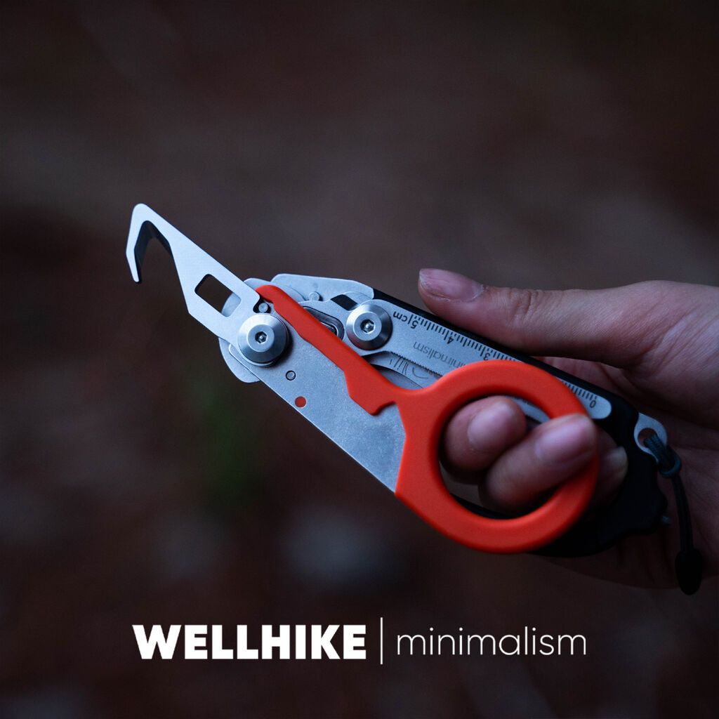 Многофункциональные ножницы тактические (зелёный), 12.7см, WELLHIKE: фото 2