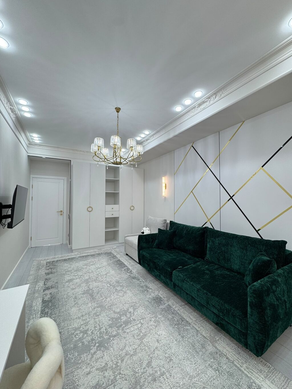 3 комнаты, 87 м², Асанбай мкр 6 этаж, Свежий ремонт: фото 6