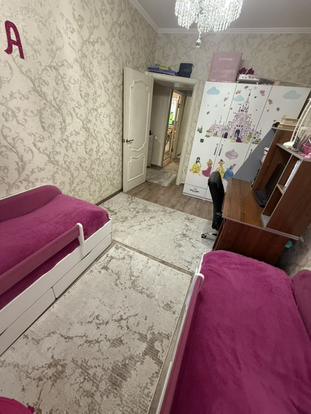 3 комнаты, 62 м², Аламедин-1 мкр 105 серия, 1 этаж, Евроремонт: фото 5