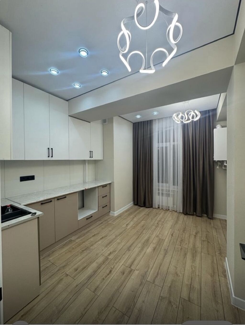 2 комнаты, 69 м², Кок-Жар ж/м Элитка, 13 этаж, Дизайнерский ремонт: фото 8
