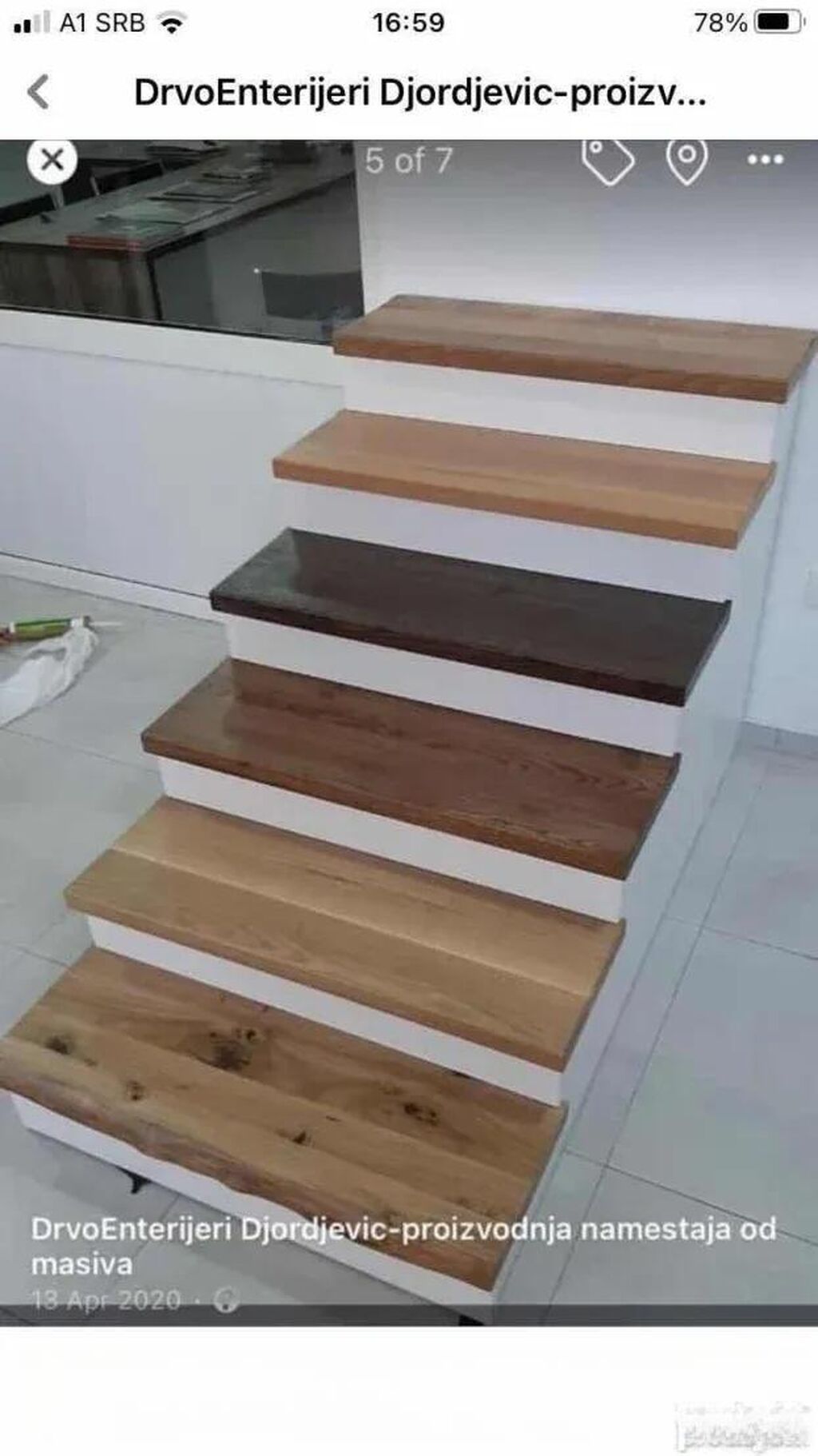 Gazišta za stepenice: Stepenice drvene Izrada ograda, oblaganje stepenica od masiva od