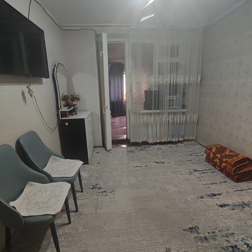 2 комнаты, 34 м², Аламедин-1 мкр Гостиничный тип, 1 этаж, Старый ремонт: фото 2