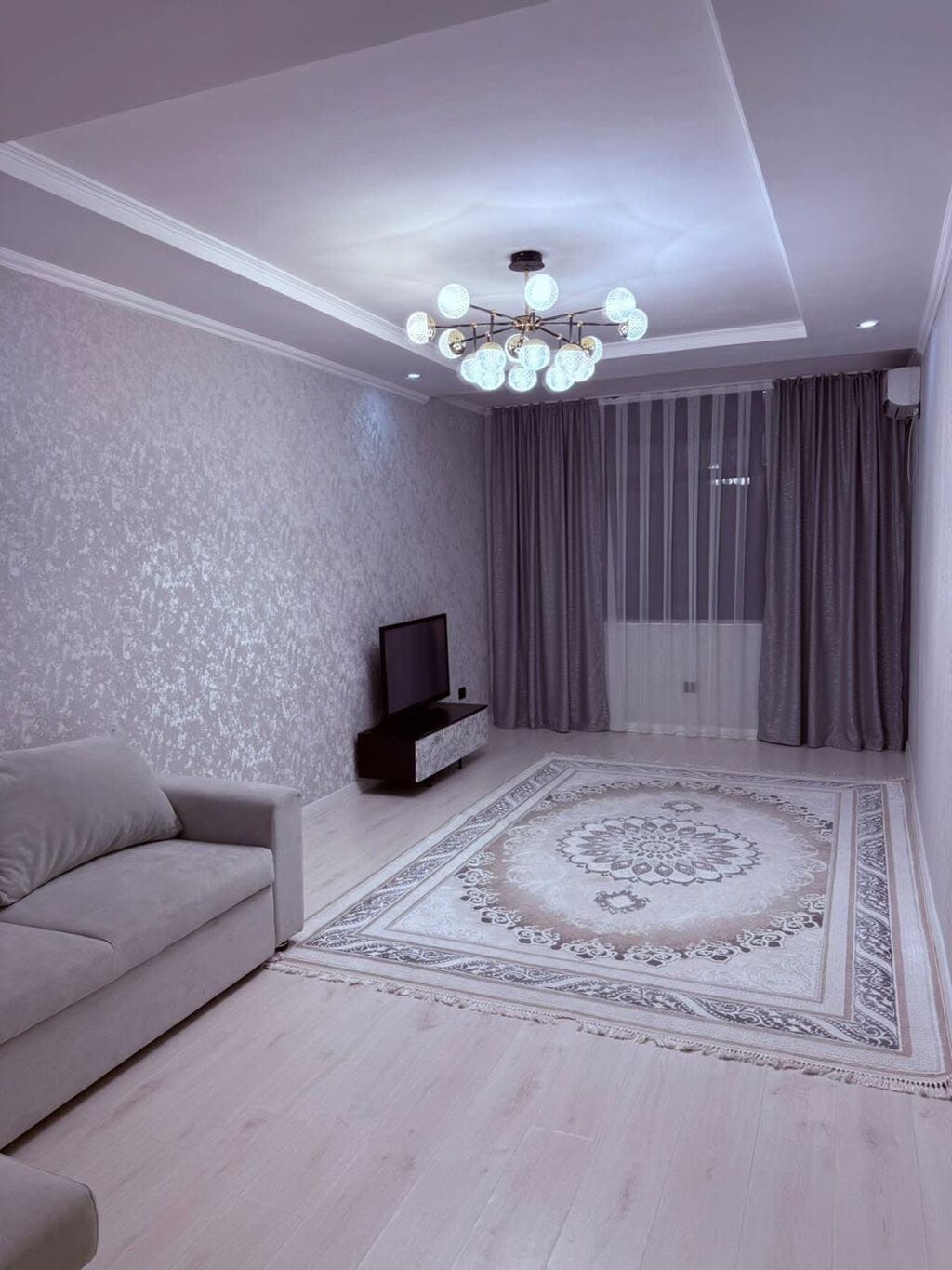 2 комнаты, 75 м², Ала-Арча ТРЦ Элитка, 3 этаж, Евроремонт: фото 3