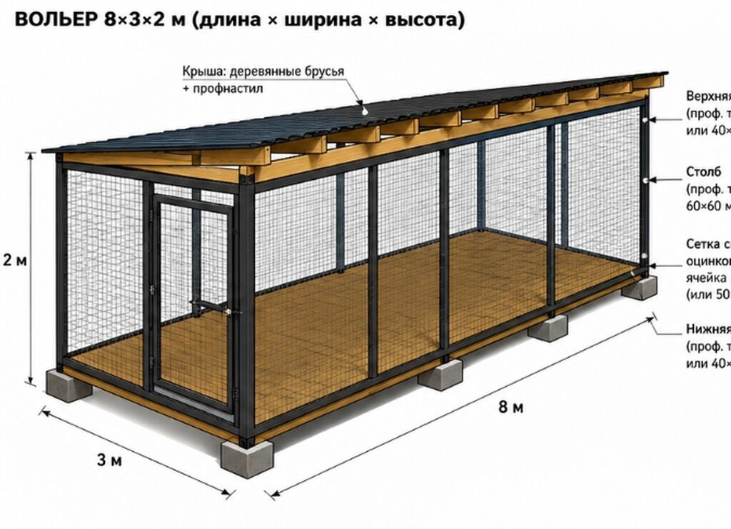 Нужна помощь в обустройстве кошачьего вольера: фото 2