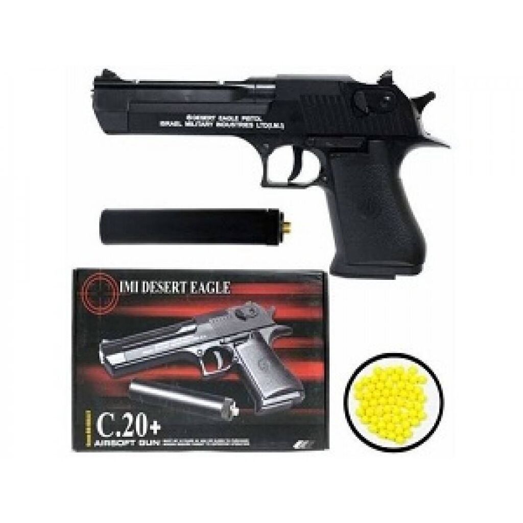 Pistolj Za Airsoft C20 Metalni Desert 2500 RSD Lov I Ribolov pistolj-za-airsoft-c20-metalni-desert-2500-rsd-lov-i-ribolov