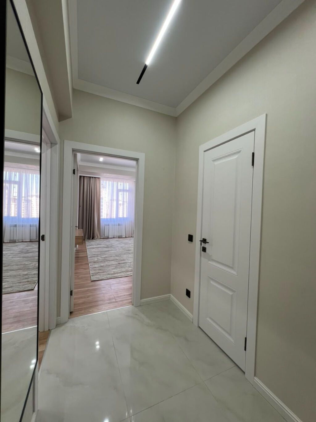 1 комната, 43 м², Асанбай мкр Элитка, 12 этаж, Дизайнерский ремонт: фото 3