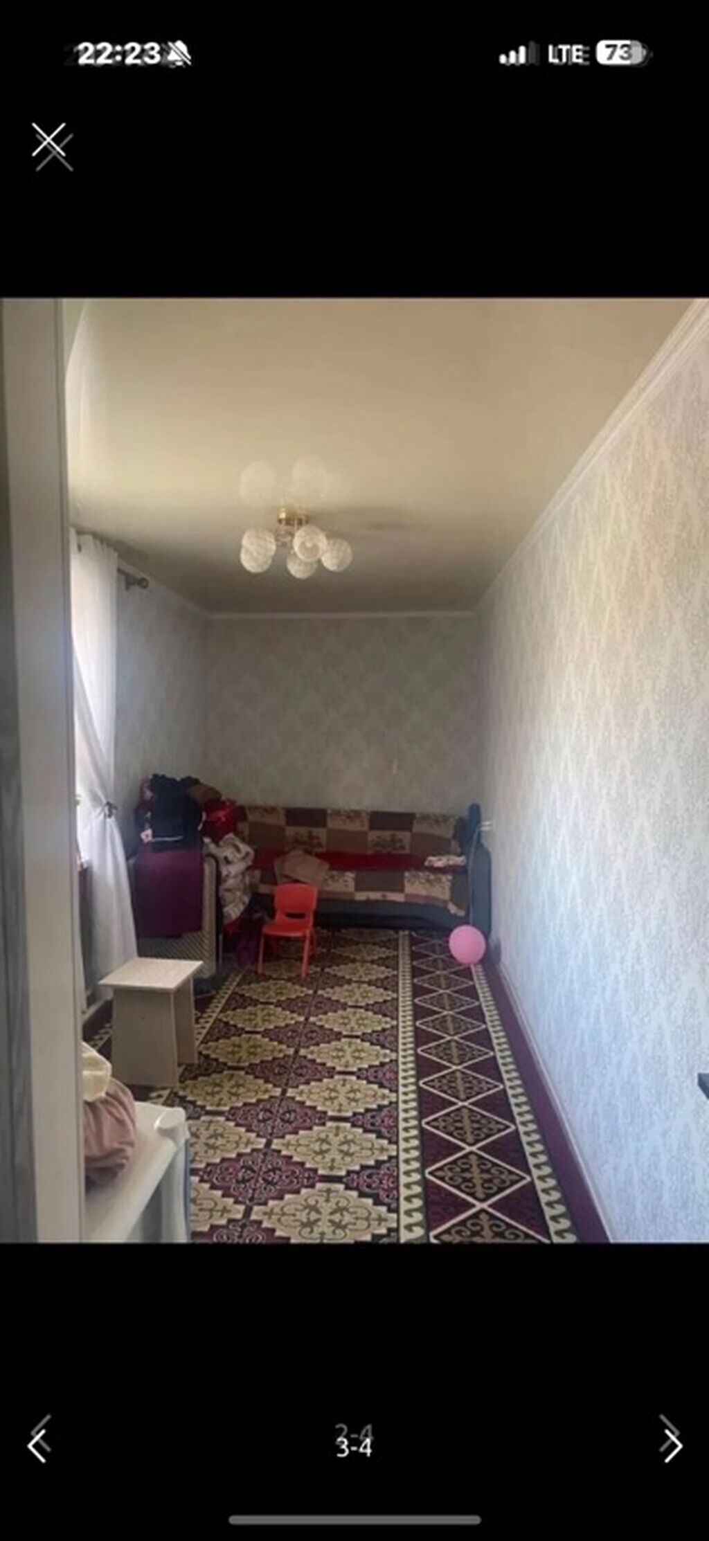 3 комнаты, 58 м², 2 этаж, Косметический ремонт: фото 2