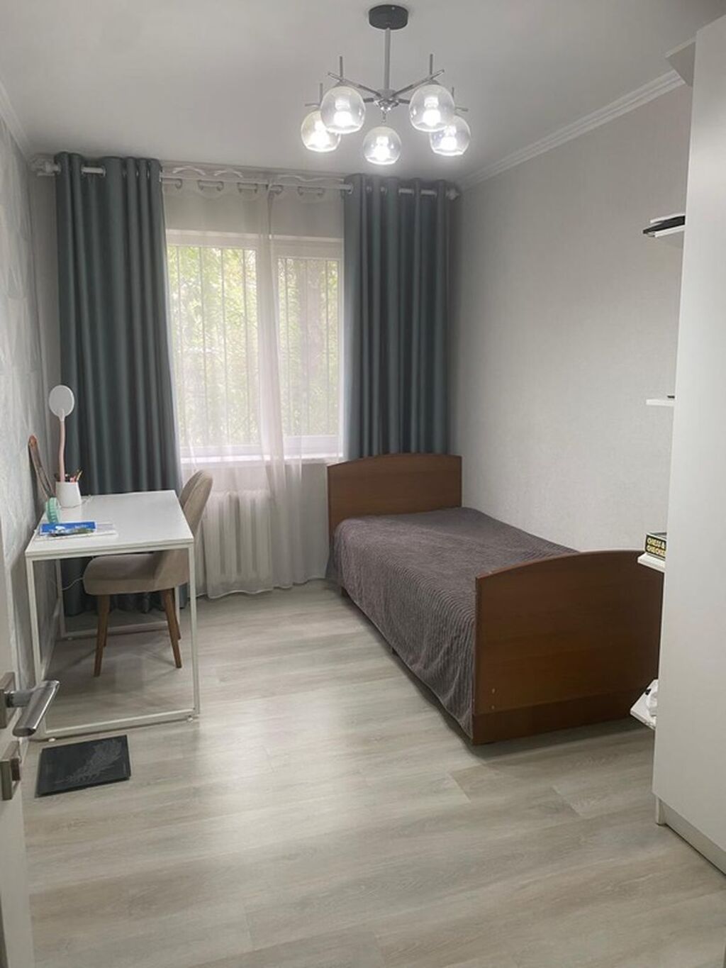 3 комнаты, 58 м², Ата-Тюрк парк Индивидуалка, 1 этаж, Евроремонт: фото 2