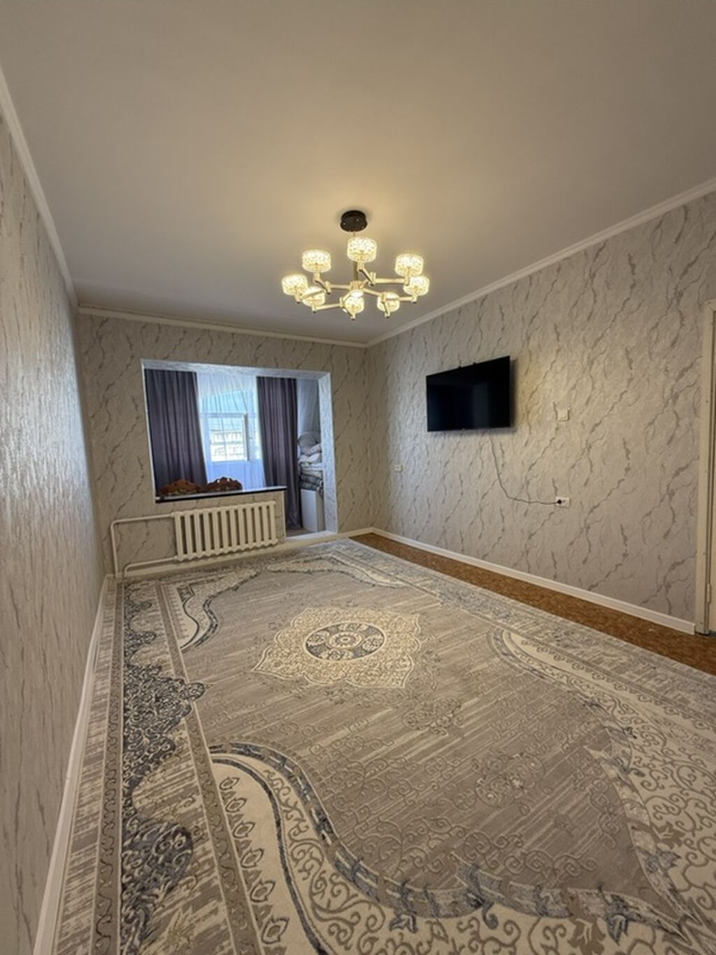 3 комнаты, 61 м², 12 мкр 106 серия, 9 этаж, Косметический ремонт: фото 2