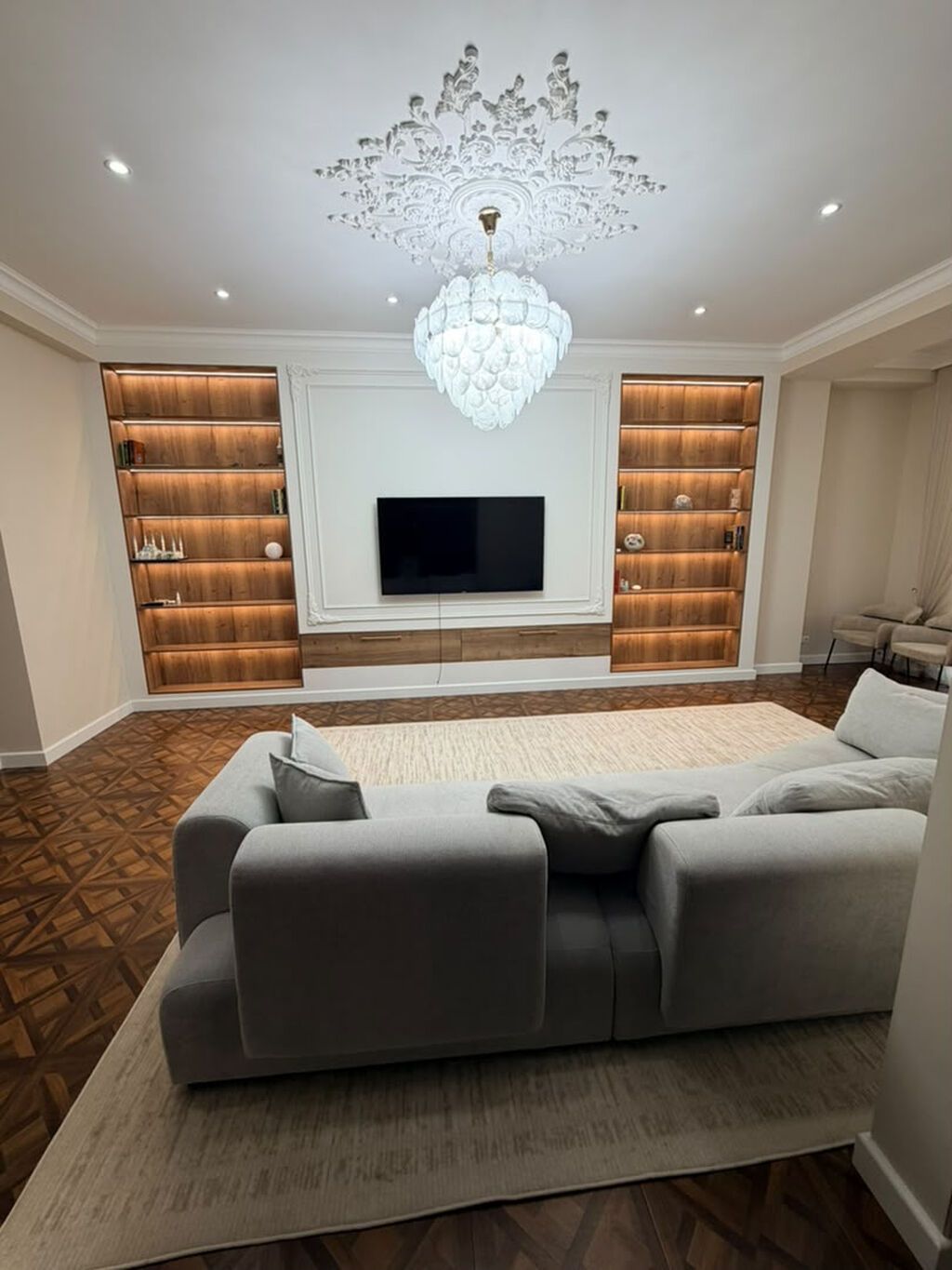 4 комнаты, 174 м², Асанбай мкр Элитка, 9 этаж, Дизайнерский ремонт: фото 1