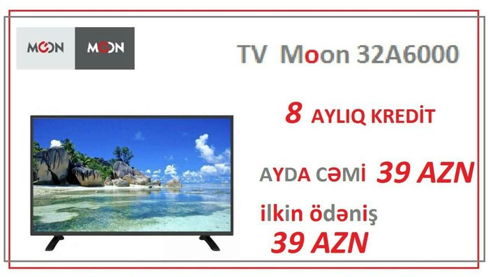 Televizorlar: Tv Moon Ilk odenișsiz faizsiz Bakiya Catdirilma var - lalafo.az Şəmkir şəhərində Tv Moon Ilk odenișsiz faizsiz Bakiya Catdirilma var