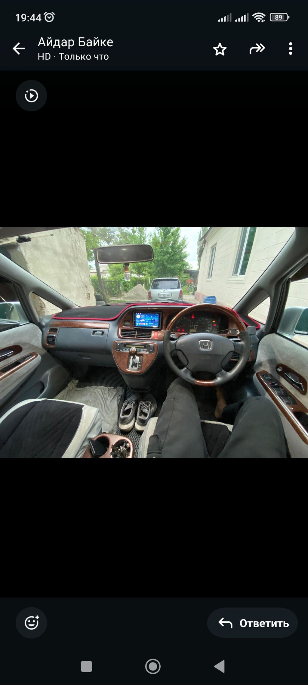 Honda Odyssey: 2001 г., 2.3 л, Автомат, Газ, Минивэн: фото 6