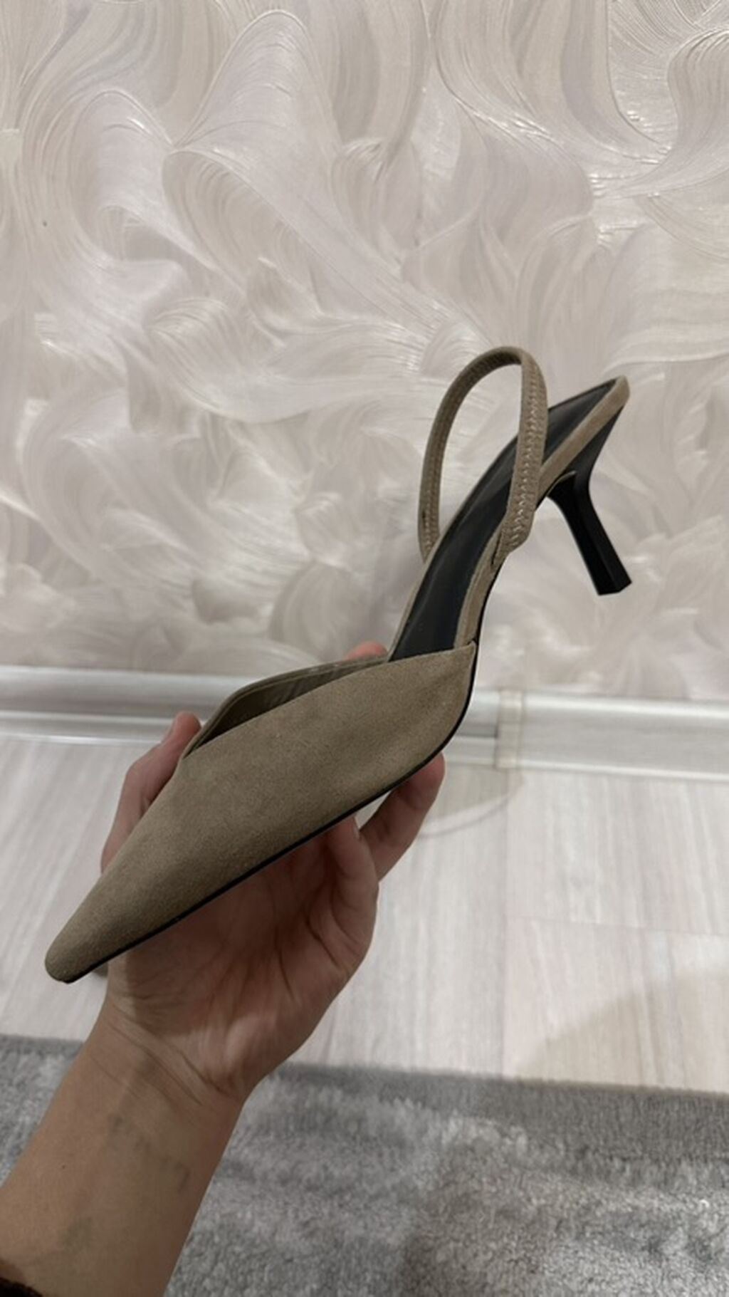 Туфли-слінги H&M, размер 40. - Модель: закрытый острый нос: фото 3