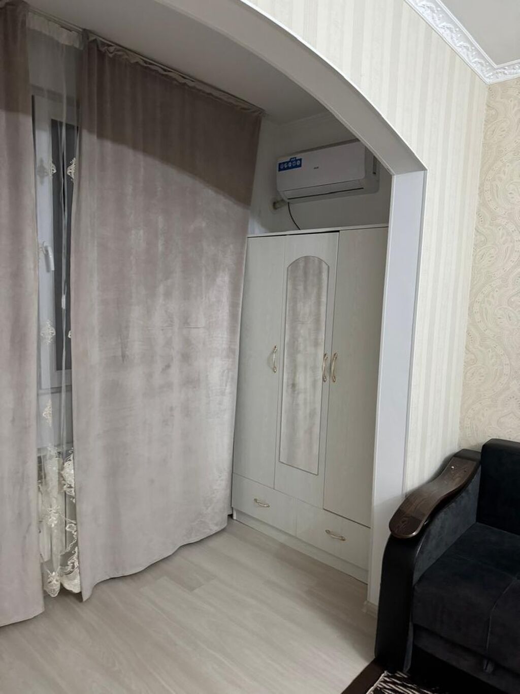 1 комната, 45 м², Кок-Жар ж/м 106 серия улучшенная, 9 этаж, Косметический ремонт: фото 3