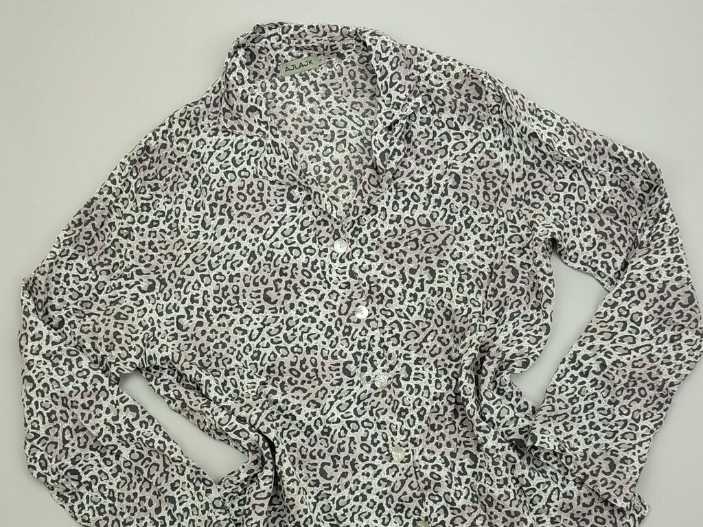 Koszule i bluzki: Bluzka S (EU 36), stan - Idealny, wzór - Animalistyczny, kolor - Szary — 1