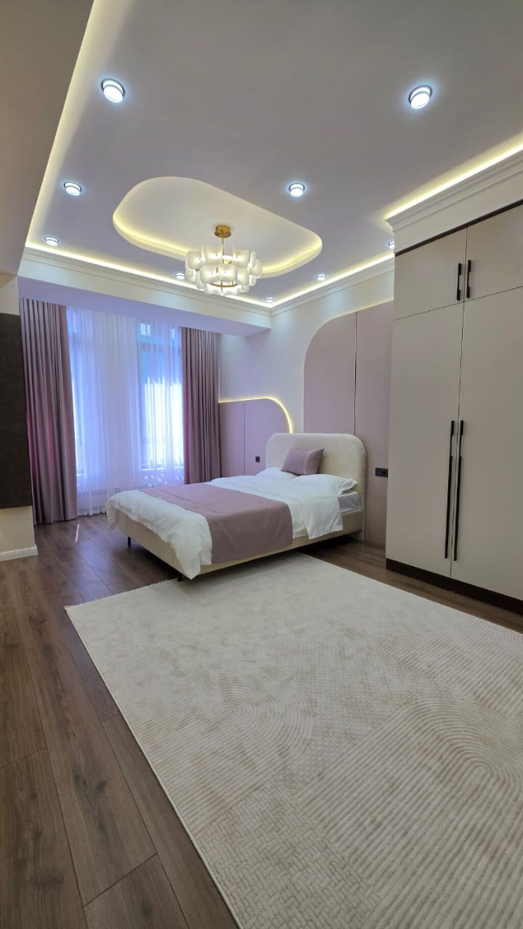 Студия, 48 м², Асанбай мкр Элитка, 13 этаж, Дизайнерский ремонт: фото 3