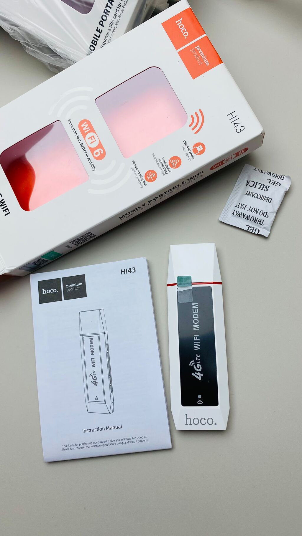HOCO HI43 Portable Wi-Fi 6 4G LTE USB модем Оставайтесь на связи в: фото 3