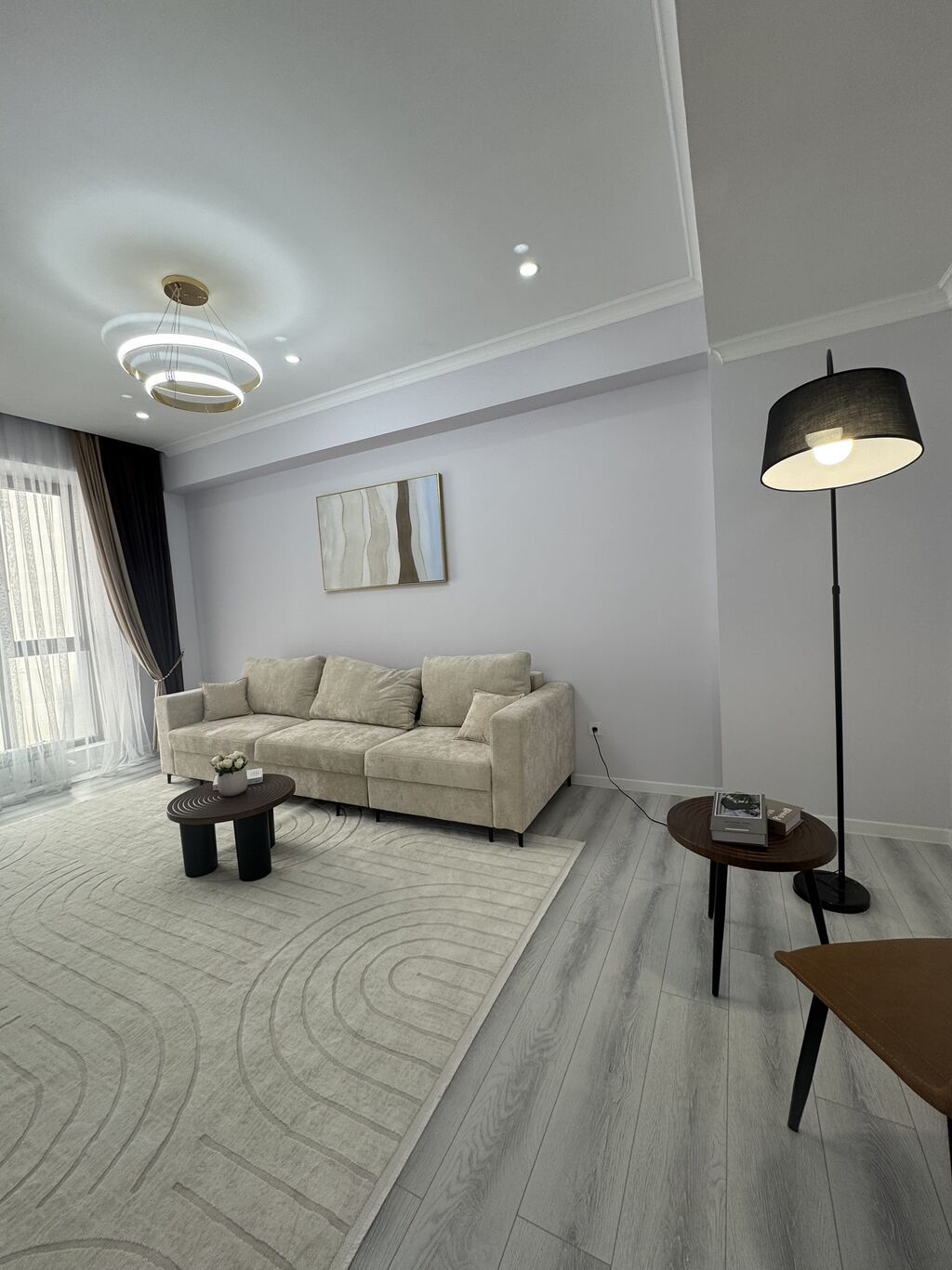 1 комната, 53 м², Асанбай мкр Элитка, 7 этаж, Дизайнерский ремонт: фото 3