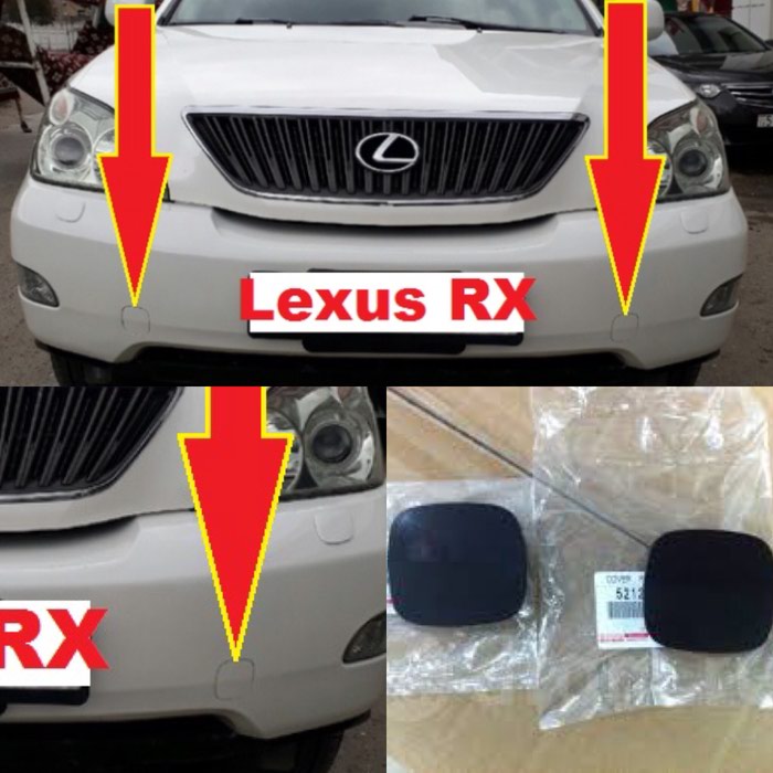 Аксессуары для авто: Буксировочные заглушки от Lexus RX 2006-2009 на lalafo.tj Буксировочные заглушки от Lexus RX 2006-2009 в Душанбе
