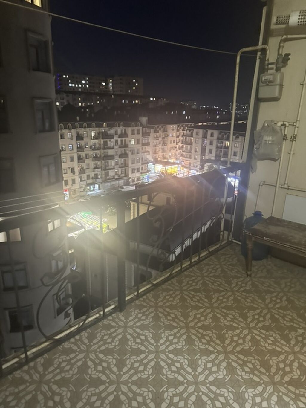 1 otaqlı mənzil – tam mebel və avadanlıqla - Daxili plan: geniş giriş