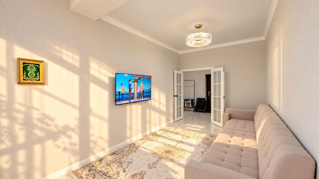1 комната, 40 м², Аламедин-1 мкр Элитка, 2 этаж, Свежий ремонт: фото 4
