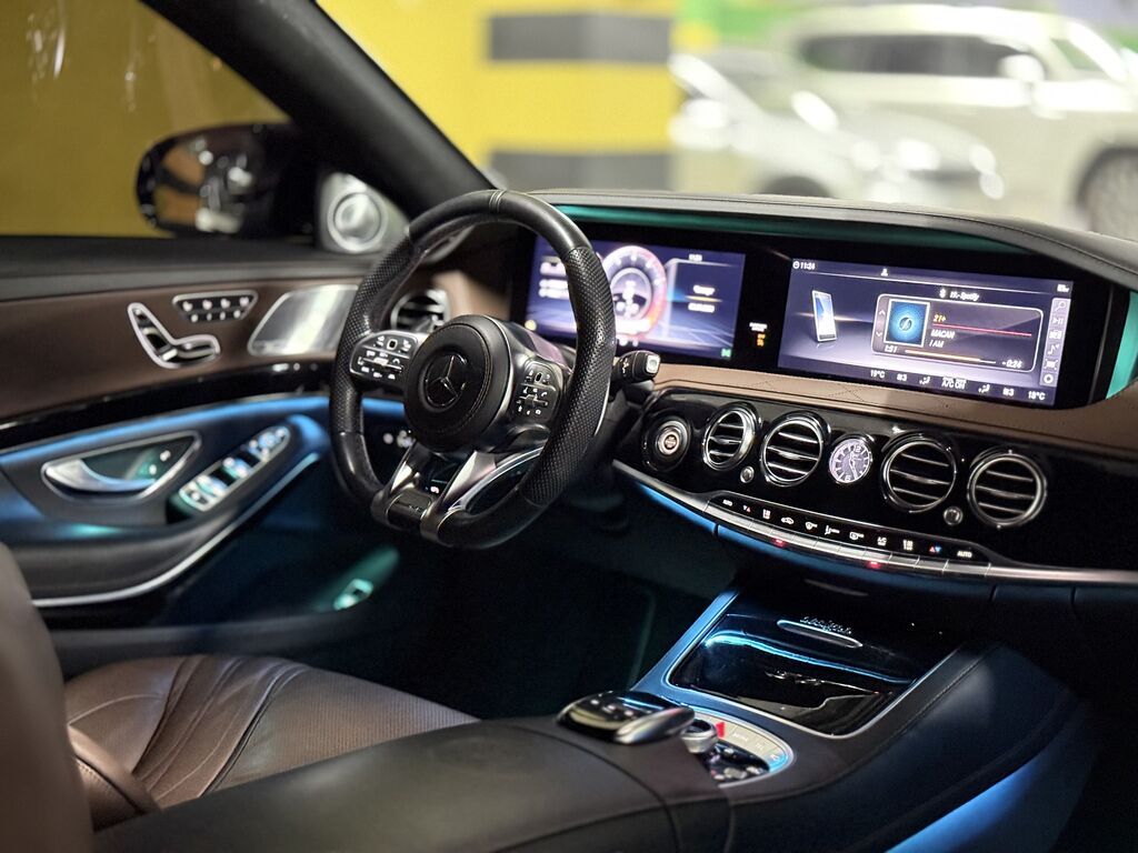 Mercedes-Benz S-class AMG: 2018 г., 4 л, Автомат, Бензин, Седан: фото 7