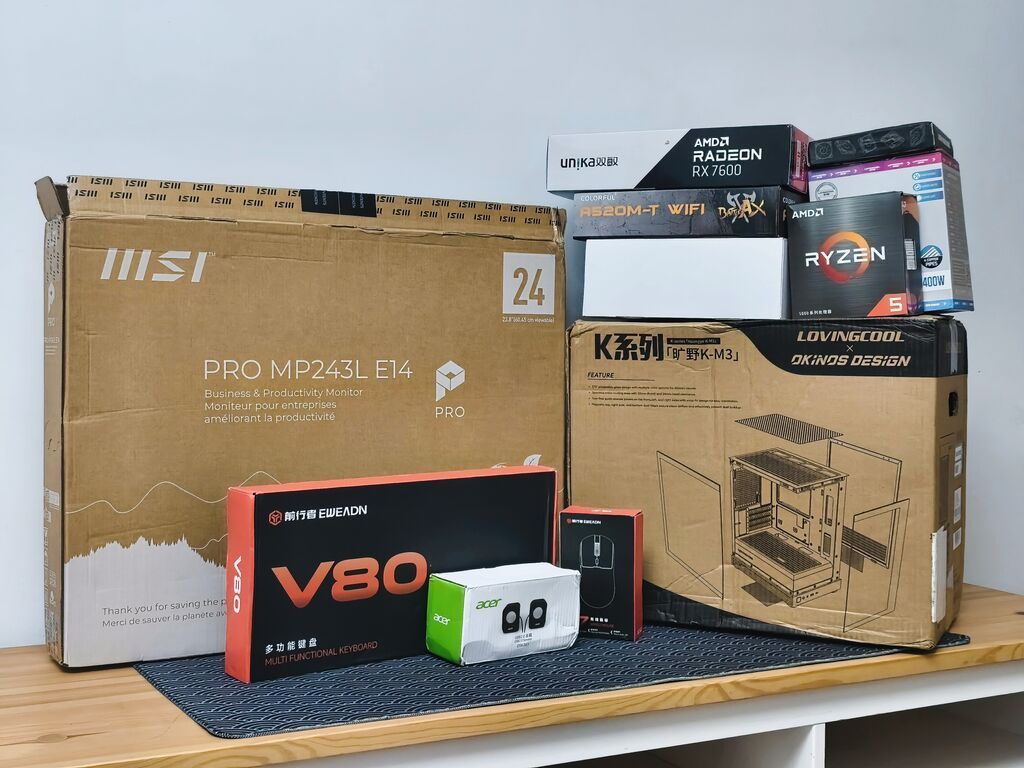 Игровой компьютер Ryzen 5, RX 7600, монитор 144 Гц: фото 4