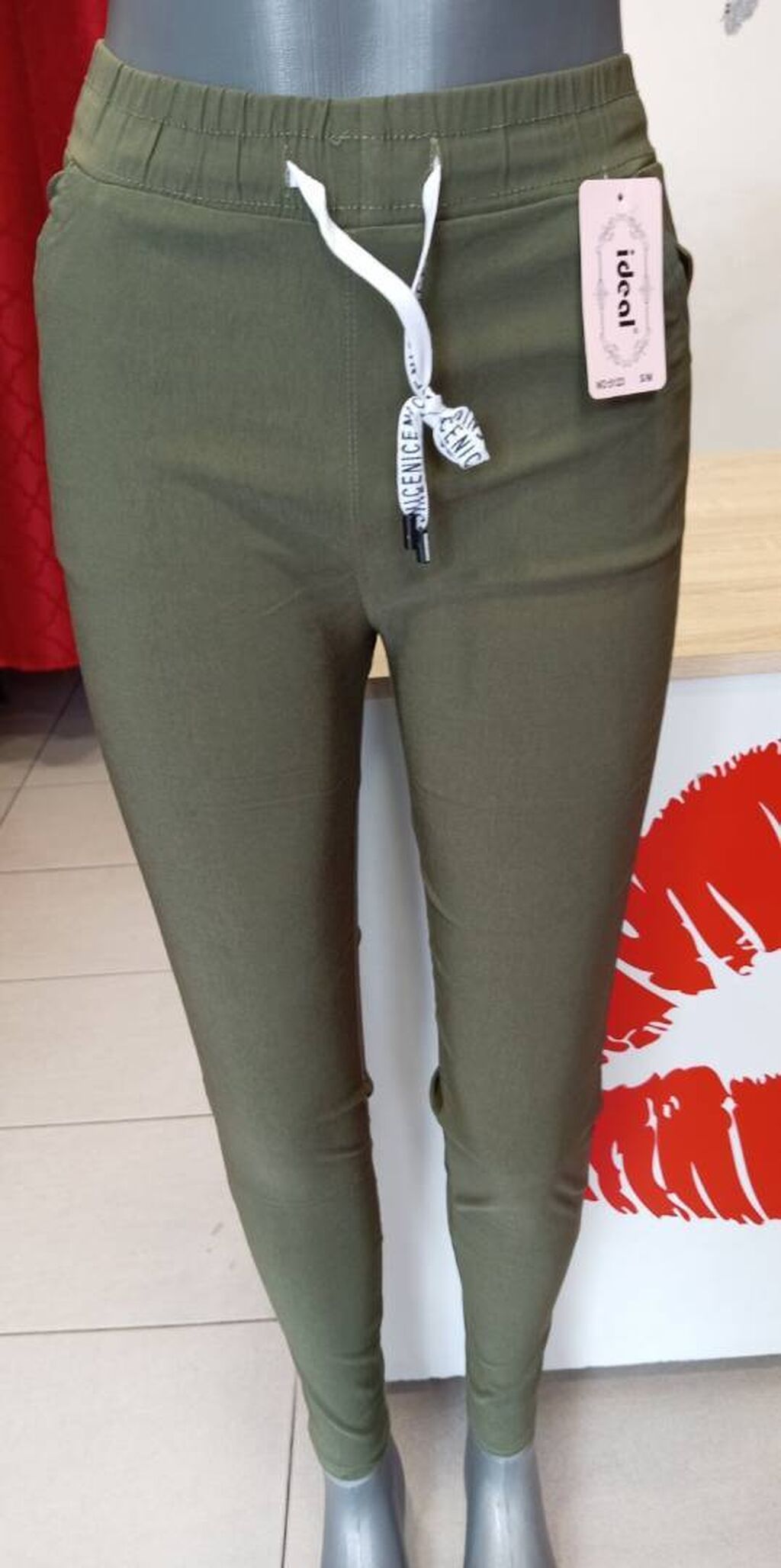 Pantalone: Ženske pantalone IDEAL pamuk elastin vel. S. M.L Xl 2xl cena 999din