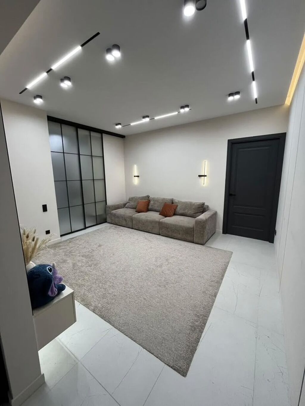 3 комнаты, 75 м², Асанбай мкр Элитка, 6 этаж, Дизайнерский ремонт: фото 2