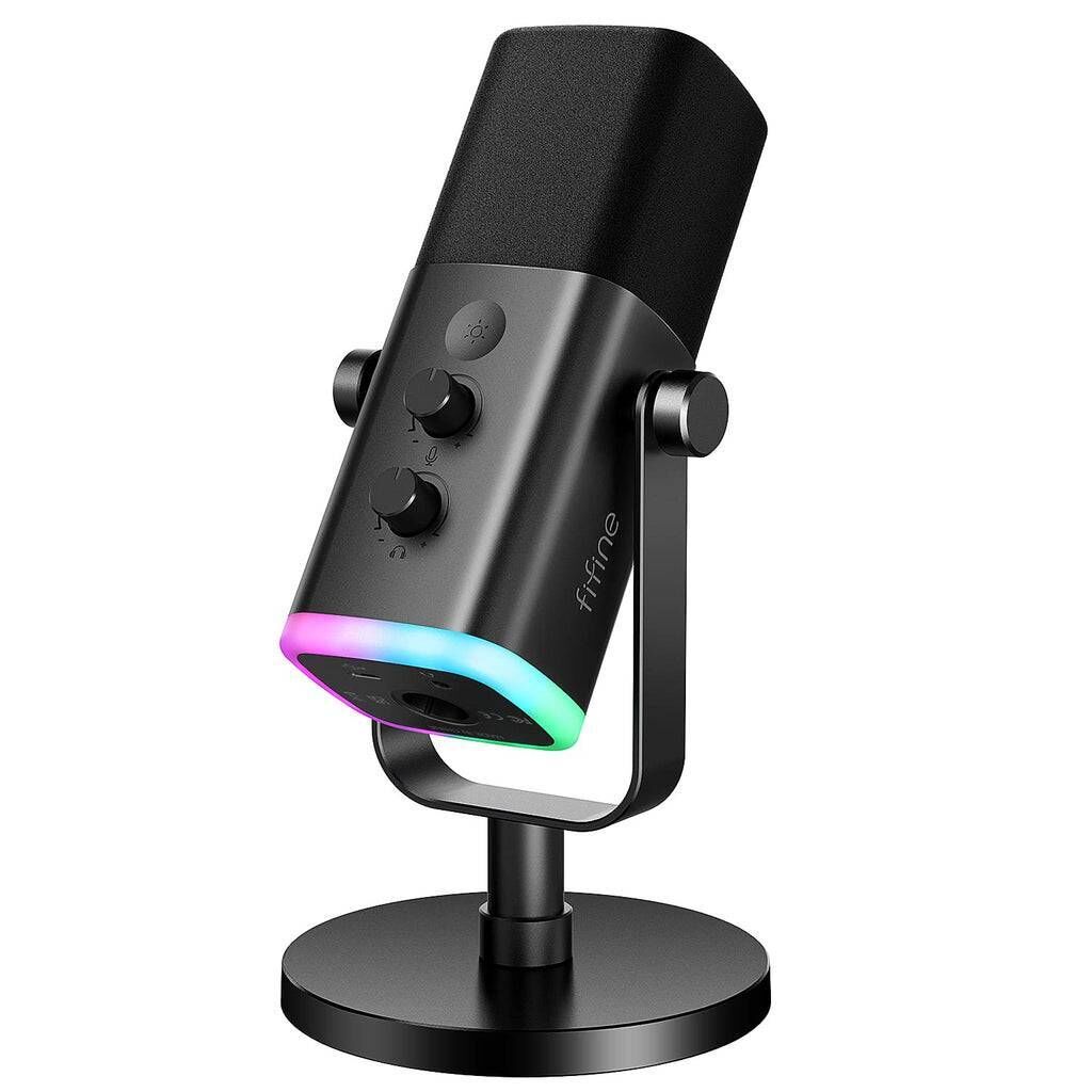 FIFINE AM8 RGB dinamic microphone USB/XLR: 4790 KGS Студийные микрофоны ...