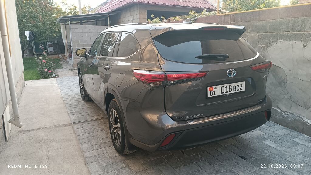 Toyota Highlander: 2023 г., 2.5 л, Автомат, Гибрид, Кроссовер: фото 5