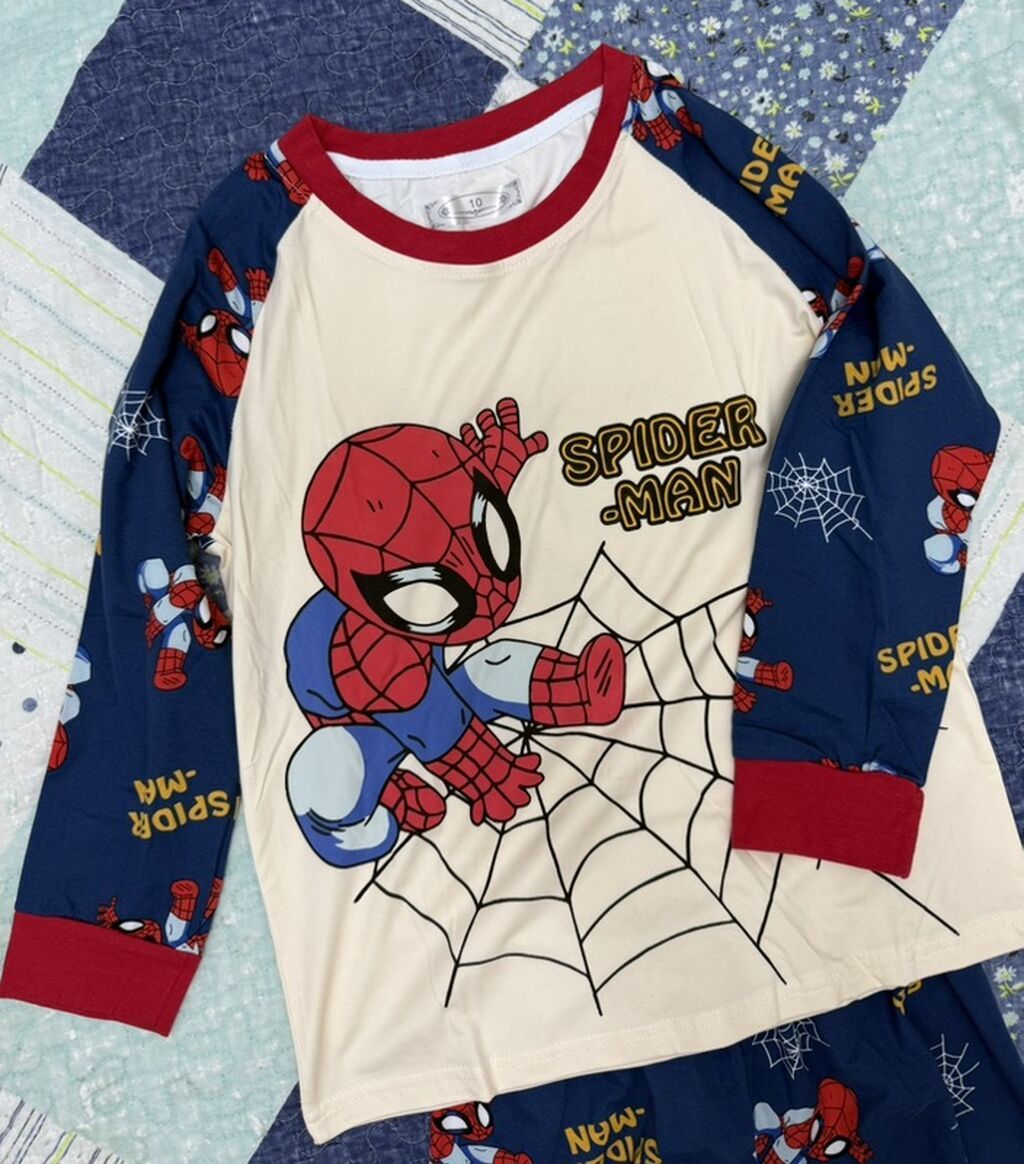 Детская пижама с персонажем Spider‑Man для 6-7 лет - Комплект из: фото 1