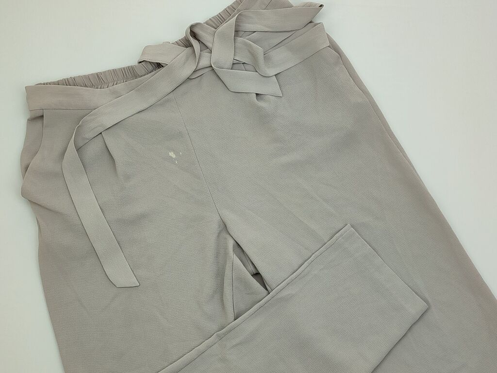 Spodnie: Spodnie XL (EU 42), stan - Dobry, wzór - Jednolity kolor, kolor - Szary — 1