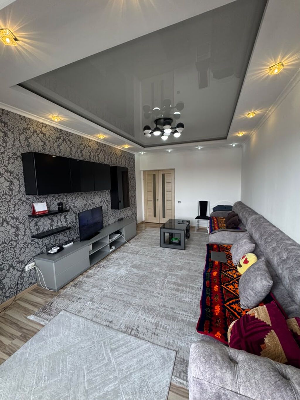 2 комнаты, 68 м², Улан мкр 106 серия улучшенная, 3 этаж, Свежий ремонт: фото 2